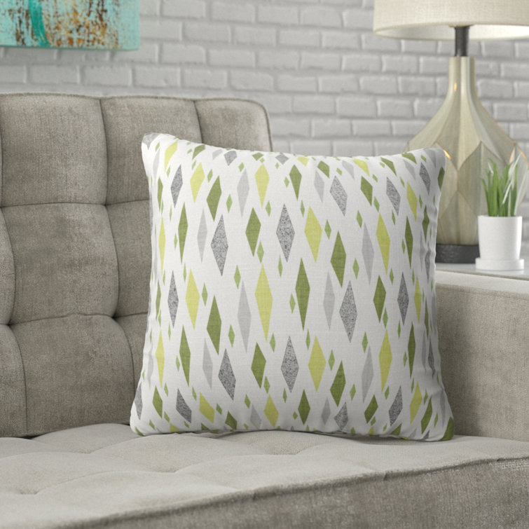 Wayfair green throw discount pillows